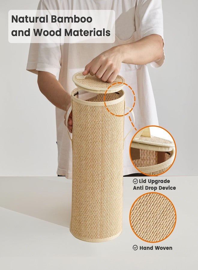 WAOHANAZ Toilet Paper Basket BTB005SN-1 Natural - Image 5