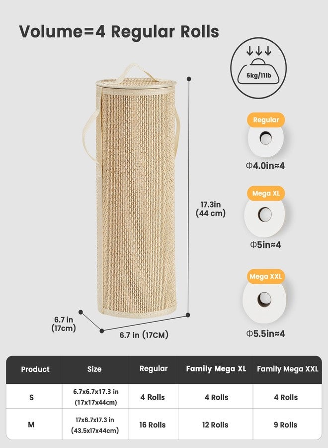WAOHANAZ Toilet Paper Basket BTB005SN-1 Natural - Image 3