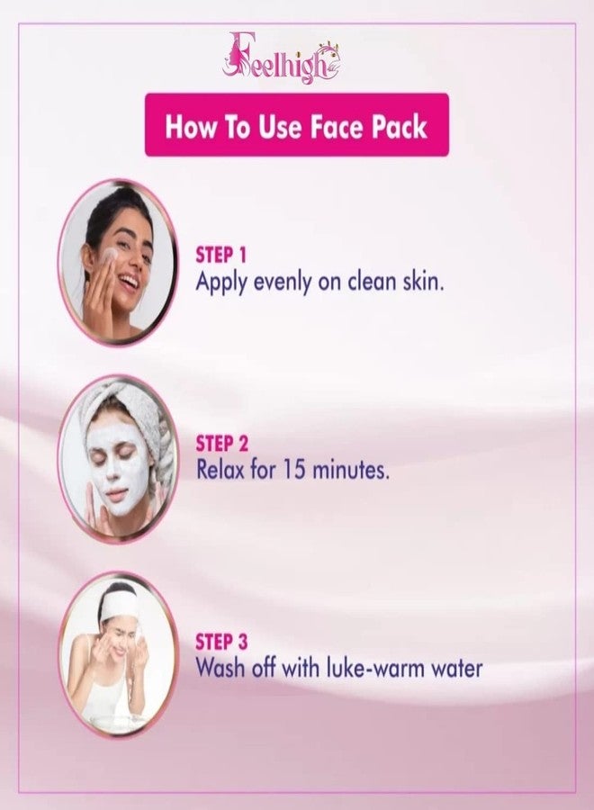 Feelhigh Face Papaya Mask 500gm And Mask 500gm - Skin care and Facial Products -Man woman-pack2 (Papaya Mask and Fruit MAsk) - Image 4