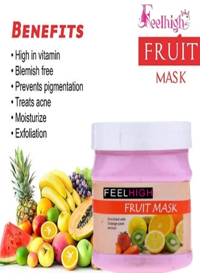 Feelhigh Face Papaya Mask 500gm And Mask 500gm - Skin care and Facial Products -Man woman-pack2 (Papaya Mask and Fruit MAsk) - Image 3
