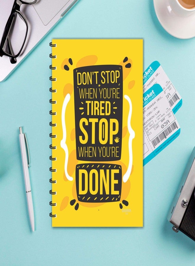 ESCAPER مفكرة "إسكيبر" - لا تتوقف عندما تشعر بالتعب. مفكرة أنيقة، مسطرة - مقاس A5 - 8.5 × 5.5 بوصة. مفكرة تحفيزية، دفتر ملاحظات، مفكرة للمكتب، مفكرة كهدية. - Image 4