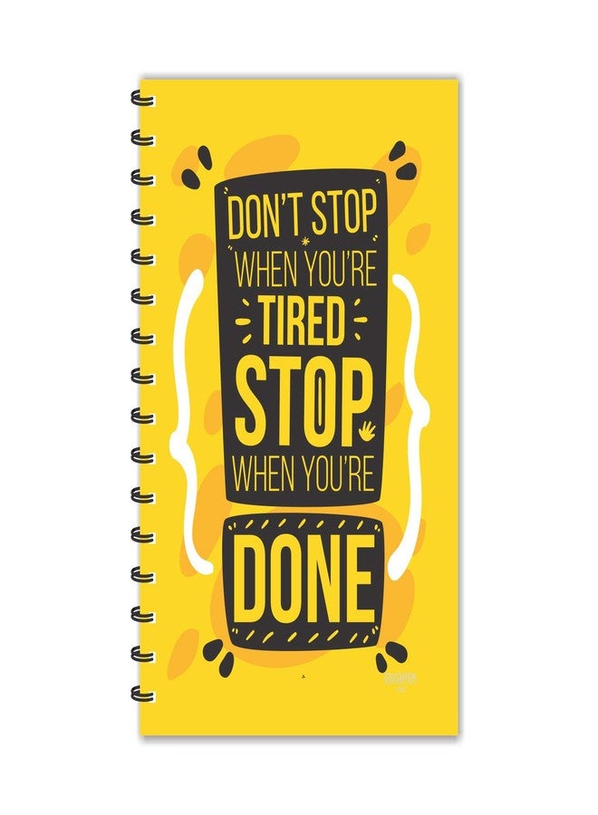 ESCAPER مفكرة "إسكيبر" - لا تتوقف عندما تشعر بالتعب. مفكرة أنيقة، مسطرة - مقاس A5 - 8.5 × 5.5 بوصة. مفكرة تحفيزية، دفتر ملاحظات، مفكرة للمكتب، مفكرة كهدية. - Image 1