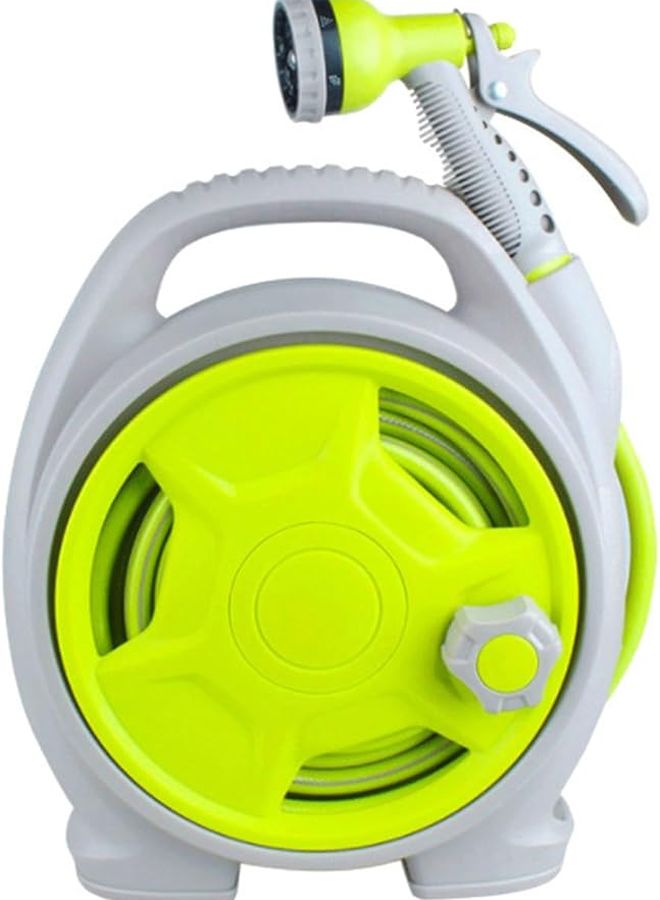 ملون A 50FT خرطوم حديقة بكرة مع فوهة رش متعددة سهلة التركيب للري - Image 1