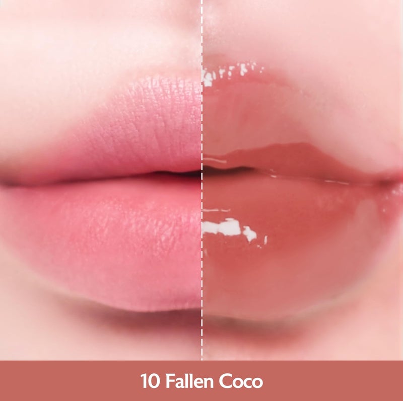 MILKTOUCH Jelly Fit Lip Tint (10 Fallen Coco) with Cooling Plumping Effect and Water-Based Non-Sticky Texture | Long Lasting Korean Beauty Lipstain Tinted Gloss Oil Stocking Stuffers, Christmas Gifts - Image 4
