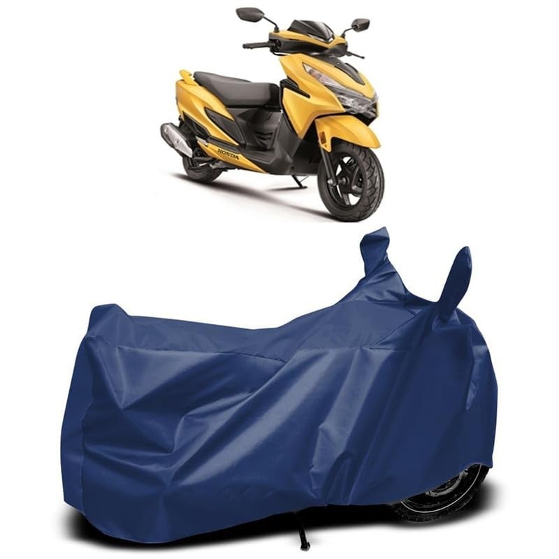 MADAFIYA Waterproof Two Wheeler Cover for Honda Grazia Bike All Season Protection Bike Cover for Rain & Sun (Navy) - Image 1
