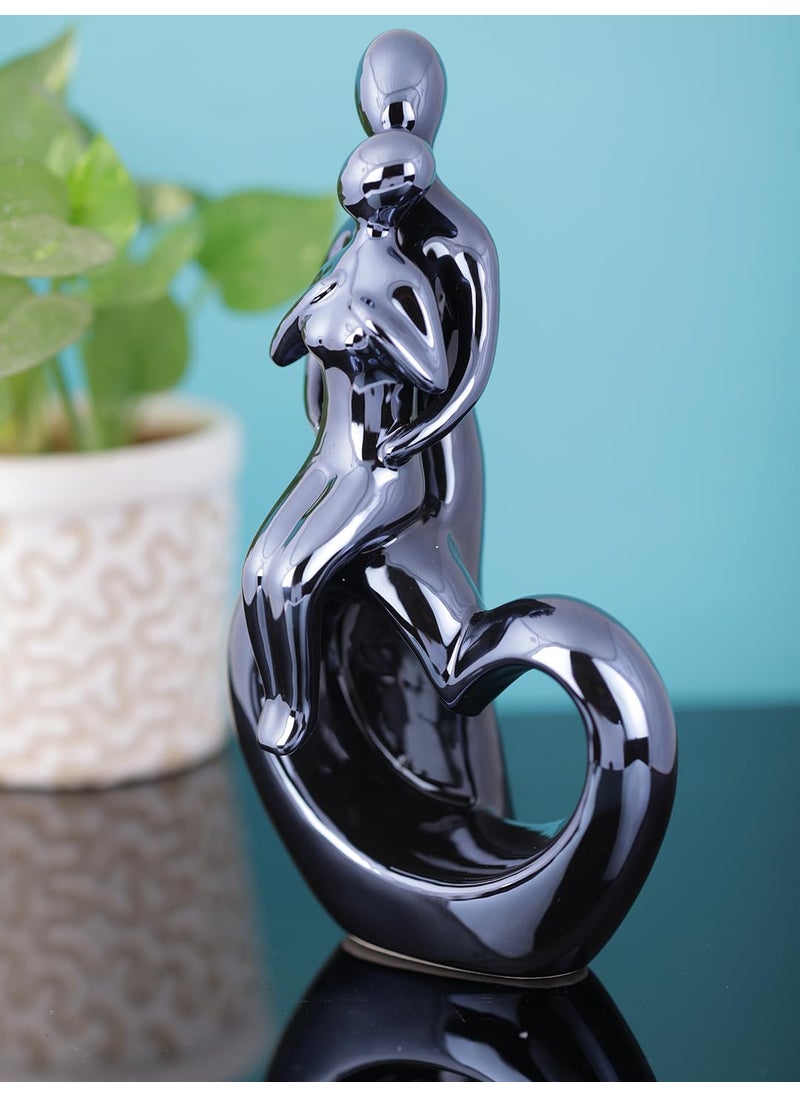 Skylofts - Skylofts Ceramic Couple Showpiece for Home Decor Valentine Gifts for Girlfriend Birthday Gift for Girls Romantic Gifts for Boys - Image 1