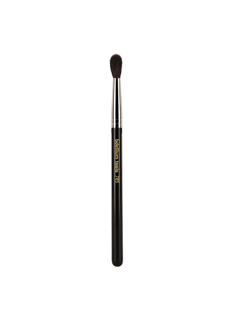 Bdellium Tools Bdellium Tools Professional Makeup Brush - Maestro Series 785 Tapered Blending - With Mix of Soft Synthetic & Natural Fibers, For Applying Shadow (Black, 1pc) 