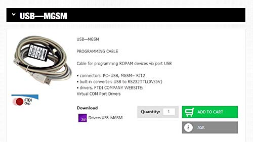 Suamdoen FT231XS USB to RJ12 6p6c TTL Adapter Cable for Program ROPAM Devices Via Port USB MGSM - Image 3