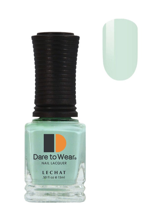Lechat Nail Polish Super Shine Long Wear Lacquer Quick Drying Nail Color Resists Chips Fading Lasts Up To 3 Weeks Precise Application In One Stroke Nail Paint Mint Jubilee Dw116