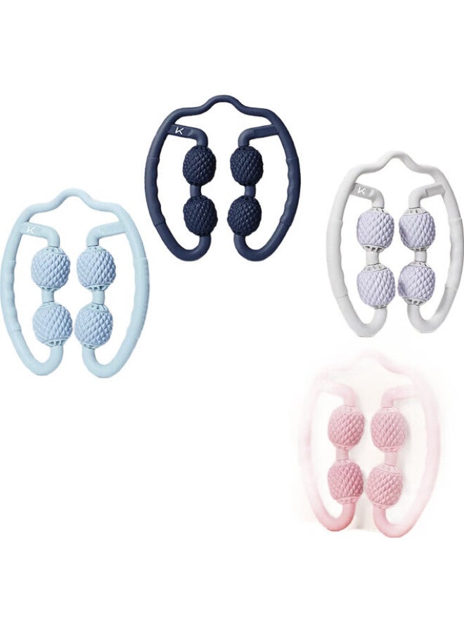 Keep Circular Massage Device Foam Roller For Muscle Relaxation, Yoga, Leg, Shoulder, Neck, And Arm Relaxation, Dark Night Blue - Image 2