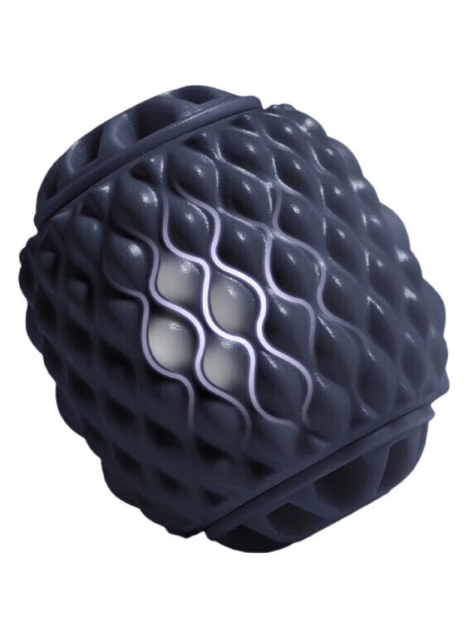 Keep Circular Massage Device Foam Roller For Muscle Relaxation, Yoga, Leg, Shoulder, Neck, And Arm Relaxation, Dark Night Blue - Image 1