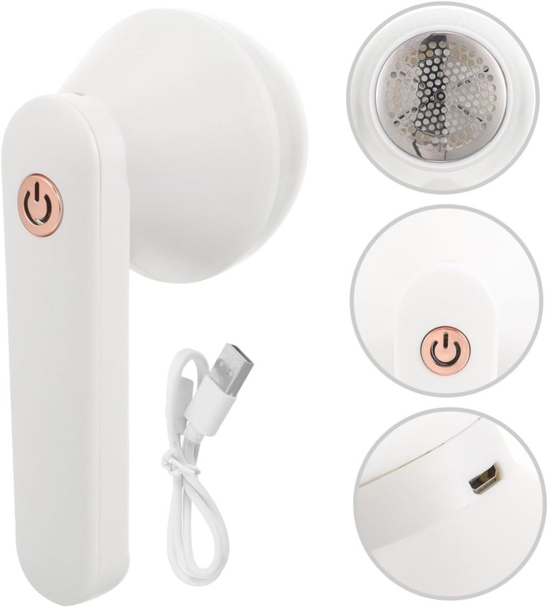 SILENCIO Fabric Shaver 6 Blades Electric Lint Roller USB Rechargeable Fabric Defuzzer Reusable Cordless Sweater Shaver can be Used Anywhere Bobbling Roller for Clothes - Image 1