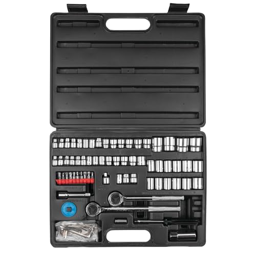 Performance Tool W1183 SAE/Metric 85-Piece Socket (1/4-Inch, 3/8-Inch & 1/2-Inch Drive) & Bet Set - Image 2
