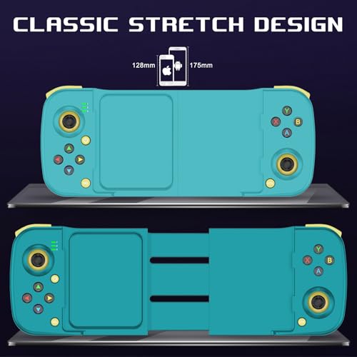Megadream Mobile Game Controller Gamepad for iPhone iOS Android PC: Works with iPhone 16/15/14/13/12/11, iPad, Samsung Galaxy, TCL, Tablet, Call of Duty, Apex Legends - Directly Play (Blue) - Image 5