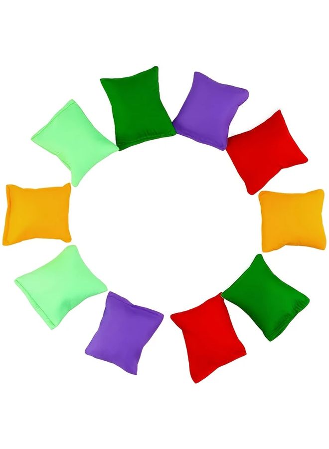 15pcs Random Color Nylon Bean Bags for Outdoor Sports Lawn Games and Parties - Image 4