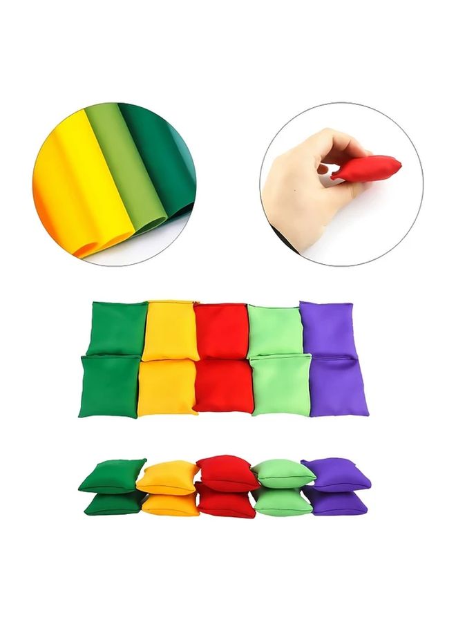 15pcs Random Color Nylon Bean Bags for Outdoor Sports Lawn Games and Parties - Image 2