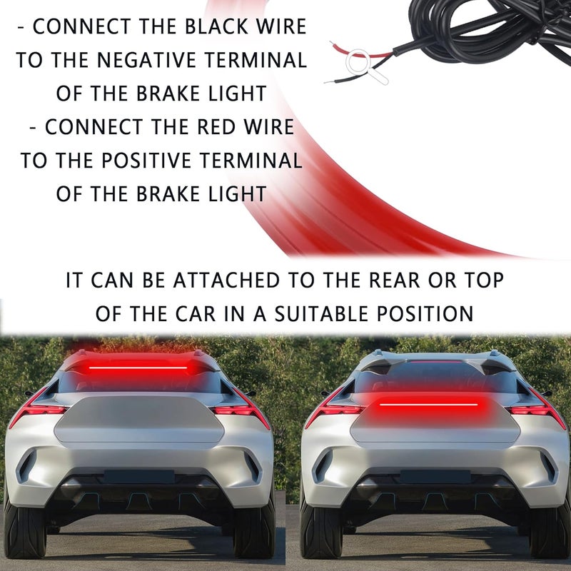 Aokdom 35-Inch Waterproof Car Brake Light Strip - Image 5