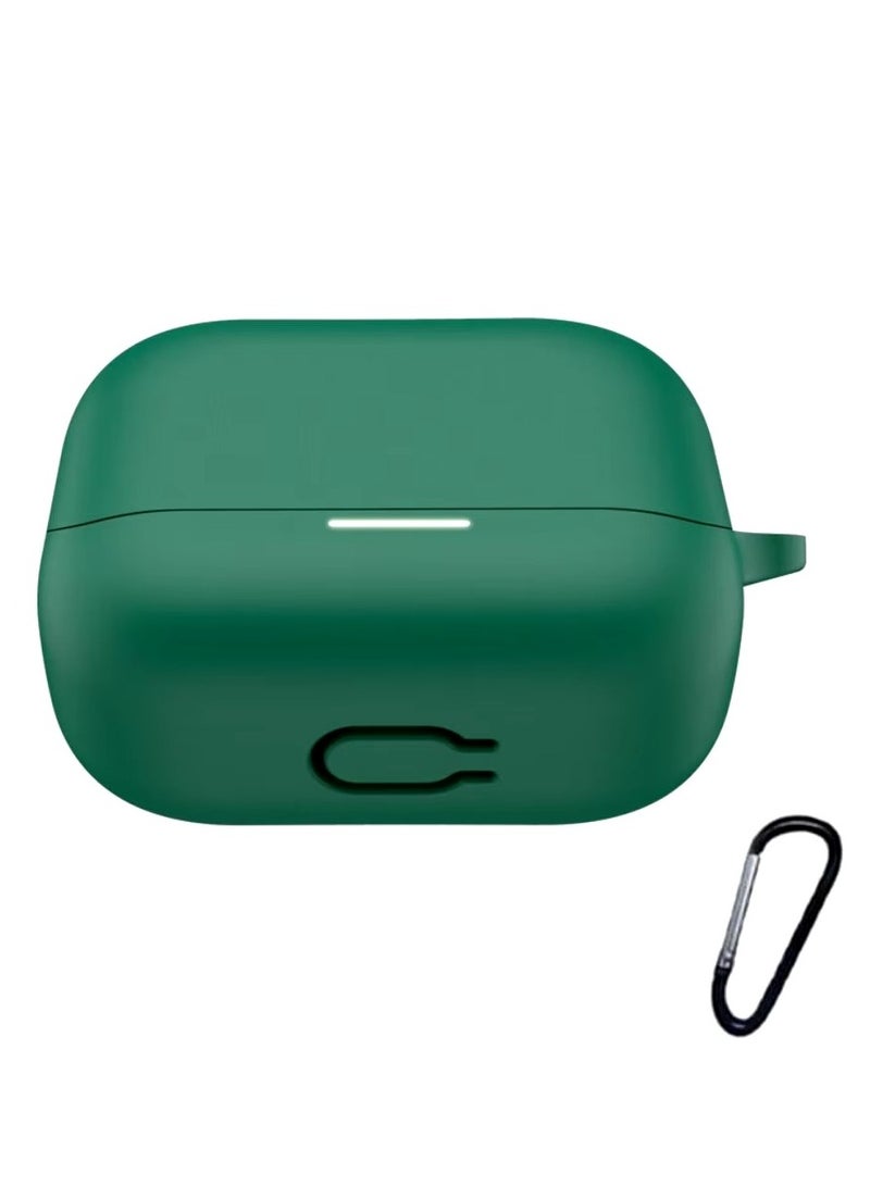 Silicone Earphone Case Dustproof Shockproof Wireless Earbuds Accessories Washable Colorful for Anker Soundcore K20i (Green)