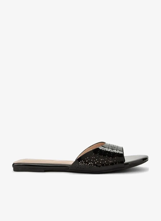 Celeste Women Laser Cut Flat Sandals