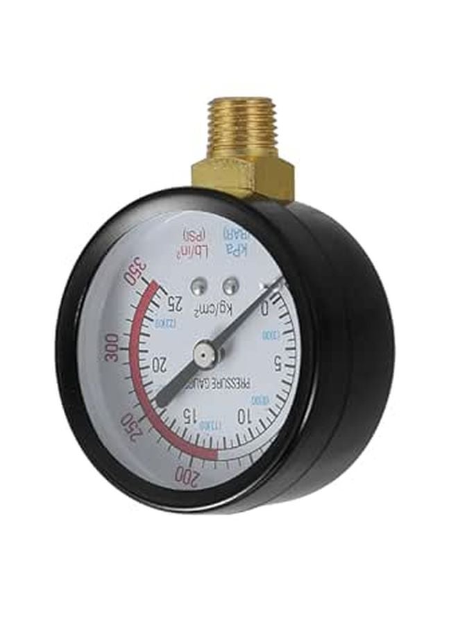 Vertical Dial Pneumatic Pressure Gauge G1 4 Inch 0 25 Bar Air Compressor Meter - Image 1