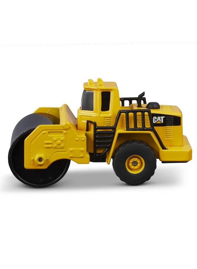 CAT Construction Toys, Die Cast Metal 3 Pack Vehicles - Steam Roller/Excavator/Front Loader for Ages 3+ - Image 4