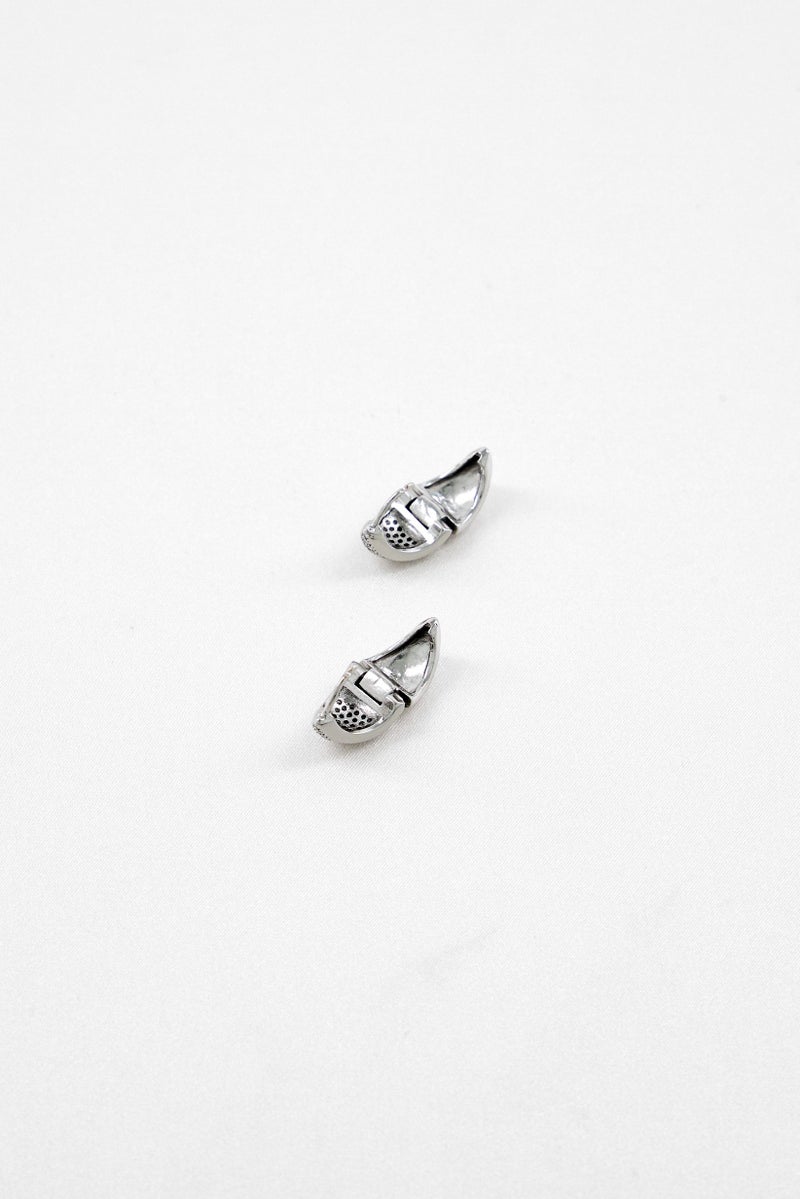 Piatella Women Huggie Earrings, Silver - Image 3