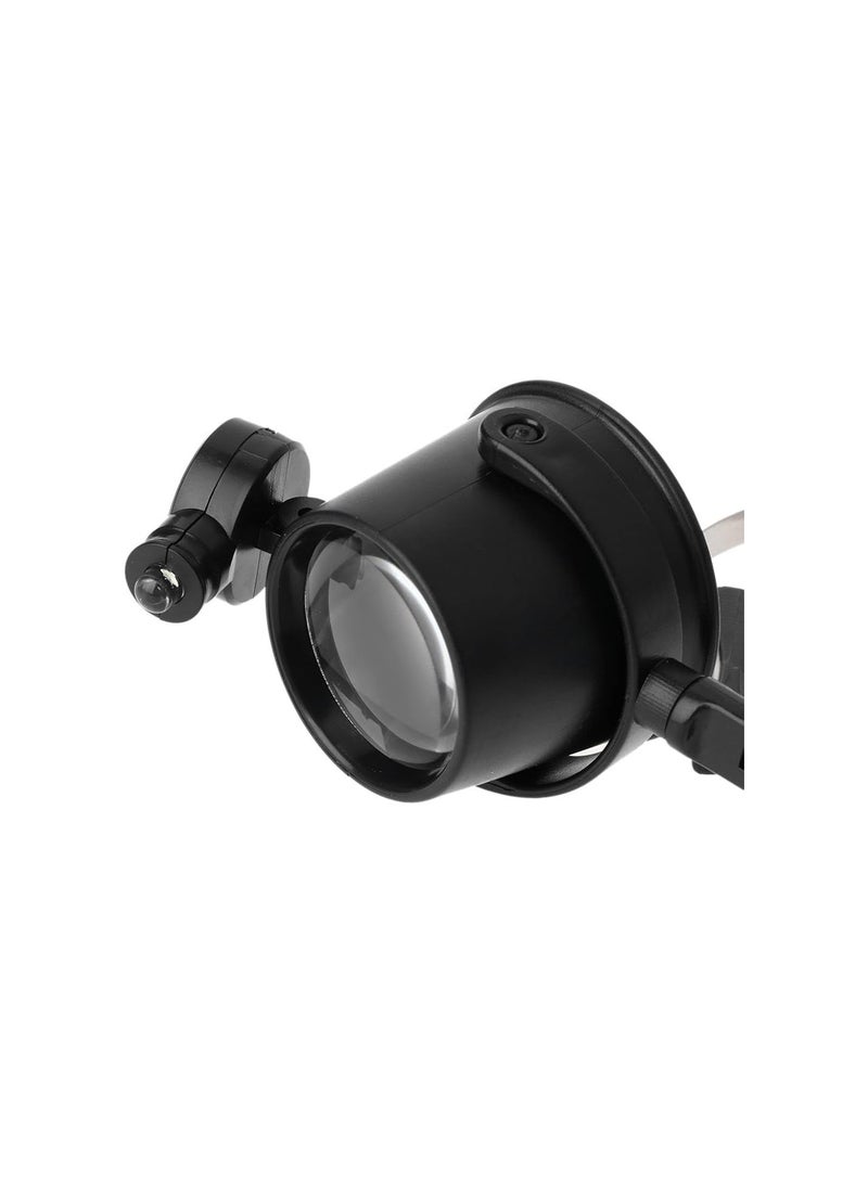 GGOOT Practical 10X LED Hands Free Eye Loupe Jewelry Watch Repair Magnifier Headband - Image 3