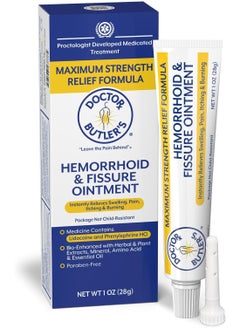 Doctor Butler's Hemorrhoid And Fissure Ointment 1 oz  - Image 1