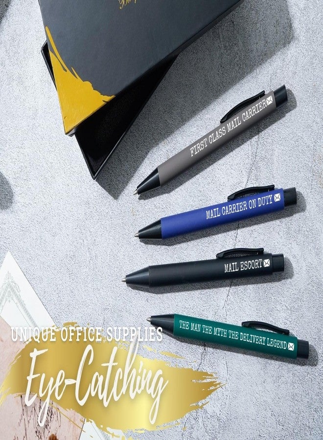 InnoBeta Mail Carrier Gifts, Ballpoint Pen Set of 4, Gift Ideas for Mail Carrier, Postal Worker, Mailman - Image 3