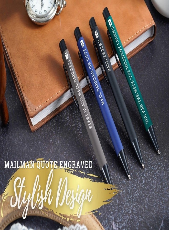InnoBeta Mail Carrier Gifts, Ballpoint Pen Set of 4, Gift Ideas for Mail Carrier, Postal Worker, Mailman - Image 2