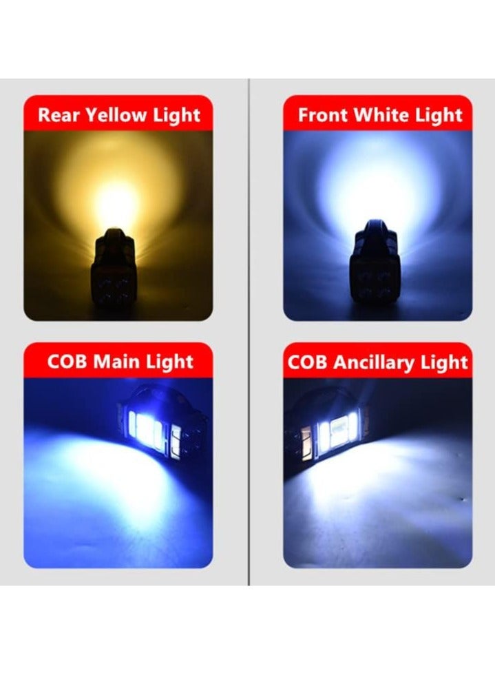 Rechargeable Flashlight Camping Lantern with Solar Charger, Multi-Light Handheld Flashlight for Outdoor Hiking or Indoor Power Outage (S-Gold) - Image 2