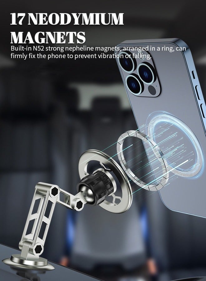Adjustable Car Magnetic Phone Holder, 1080° Rotating Phone Mount, Suitable for Daily Driving and Navigation Use - Image 3