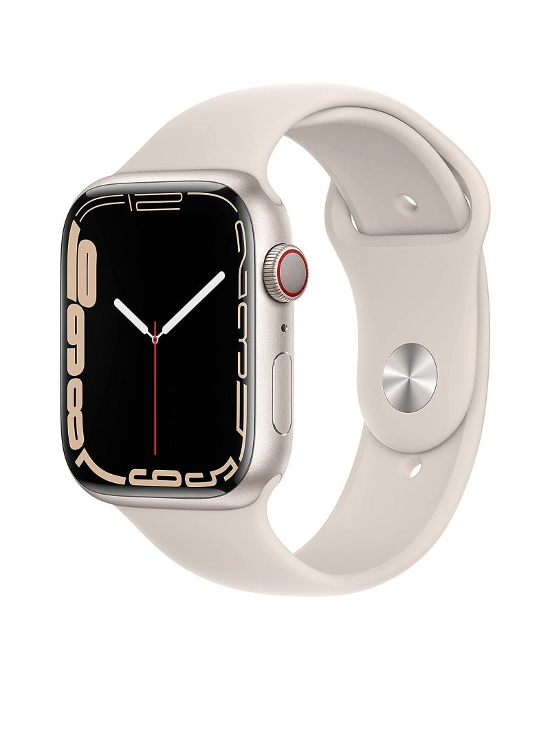 Apple Watch Band 45mm 44mm 42mm Soft Silicone Sport Band Replacement Wrist Strap Compatible for iWatch Apple Watch Series 7/SE/6/5/4/3/2/1 (45mm/44mm/42mm) - Image 1