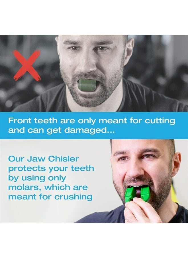 Tilcare Jawline Exerciser by Tilcare - Jaw Exerciser for Men and Women that helps to workout your Jaw, Neck and tone your face with exercise - Face Slimmer that will chisel your Jawline - Beginner Level 40lb  - Image 3