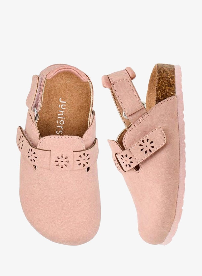 JUNIORS Cut Out Detail Sandals With Hook And Loop Closure - Image 3