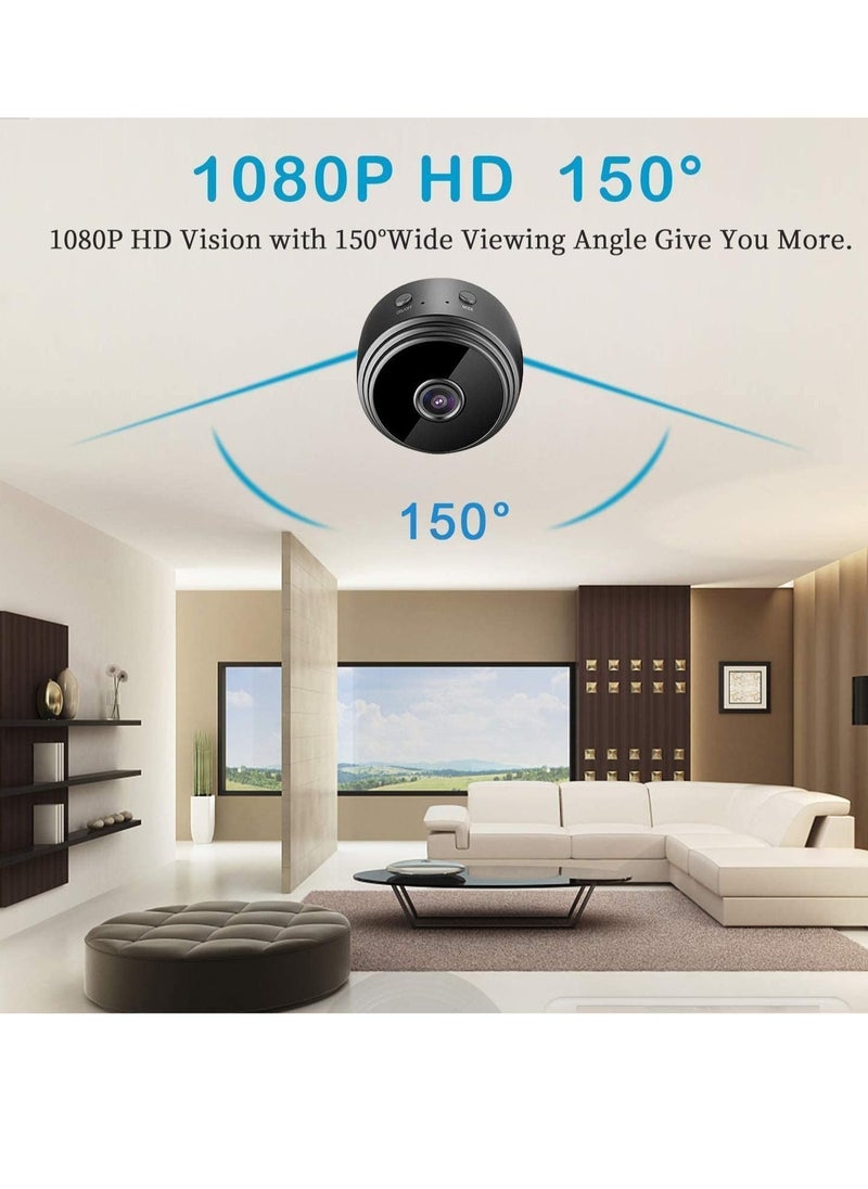 Generic - Mini WiFi Hidden Cameras,Wireless Spy Cameras with Video Live Feed, HD 1080P Home Security Cameras, Baby Nanny Cam,Tiny Smart Cameras with Night Vision and Motion Detection - Image 1
