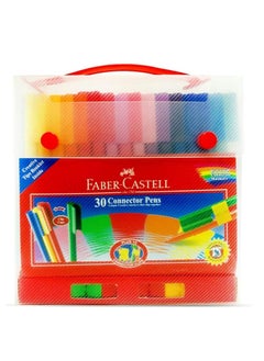 FABER-CASTELL Faber-Castell Connector Felt Pen 30 Color In A Case Multicolor  - Image 1