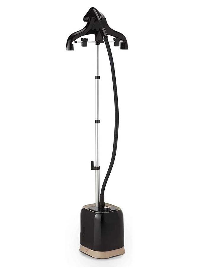 Tefal Stand Garment Steamer 1700 Watts 1.5 L water Tank Fabric brush Included Black and Beige IT3420EG 1.5 L 1700 W IT3420EG Black and Beige - Image 1