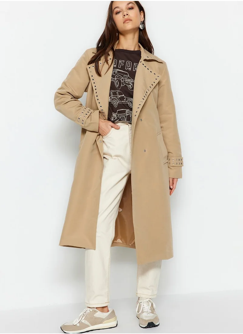 trendyol Pocket Detail Longline Coat
