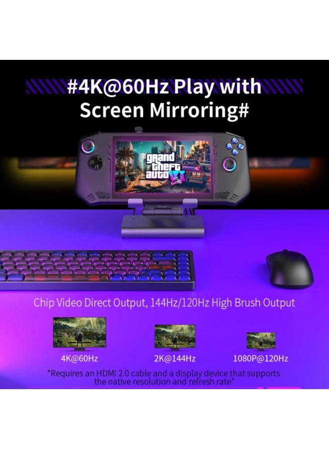 RVETEE 4K 60Hz 6in1 RGB Dual Fans Docking Station for Game Console Dock HDMI Adjustable Height Bracket - Image 4