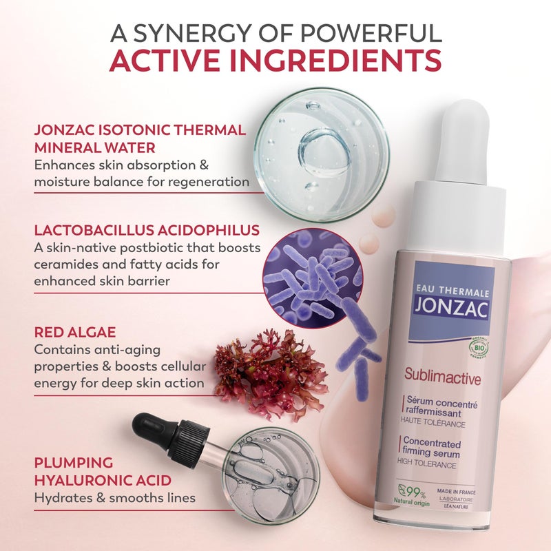 JONZAC Eau Thermale Jonzac Sublimactive Anti-Aging Firming Serum for Face - Visibly Reduces Fine Lines and Smooths Wrinkles - Natural Skin Care - Safe for Sensitive Skin - 1.01 fl oz - Image 3