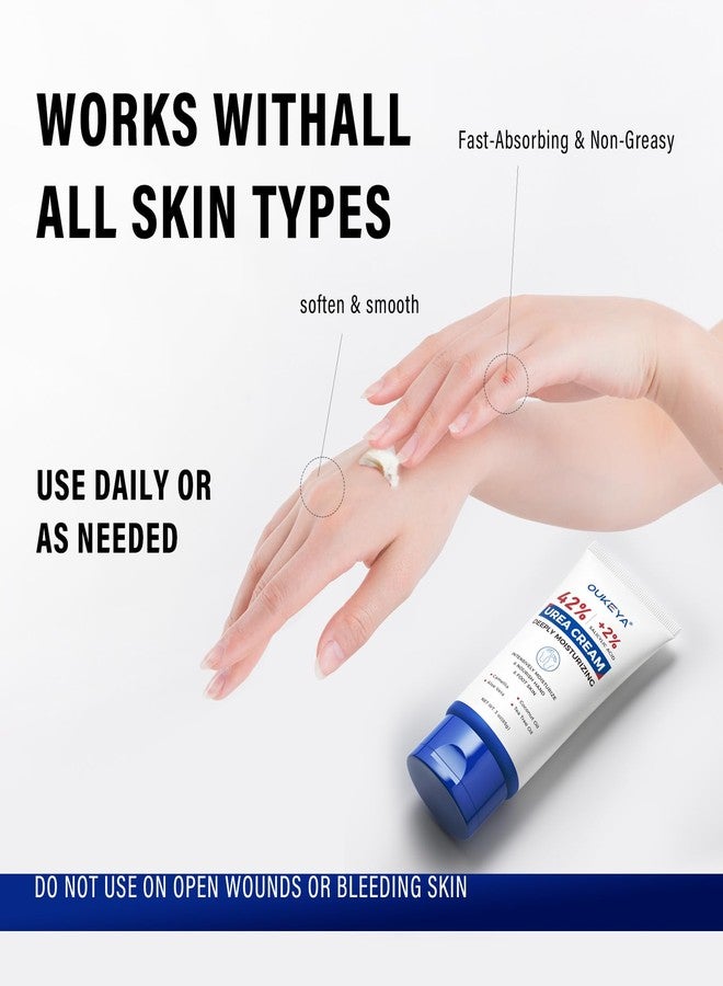 OUKEYA Urea Cream 40 Percent Tube for Dry Cracked Skin on Foot,85g - Image 5