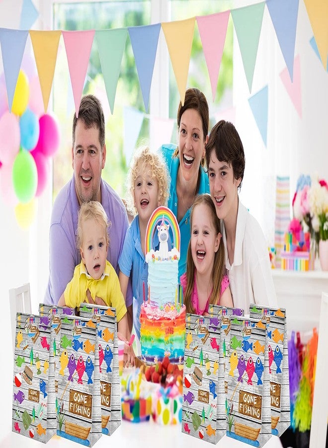 BonBeeDesign أكياس حلوى مزينة بملصقات من BonBeeDesign لحفلات الصيد - أكياس هدايا مميزة لحفلات أعياد الميلاد بطابع الصيد - Image 5
