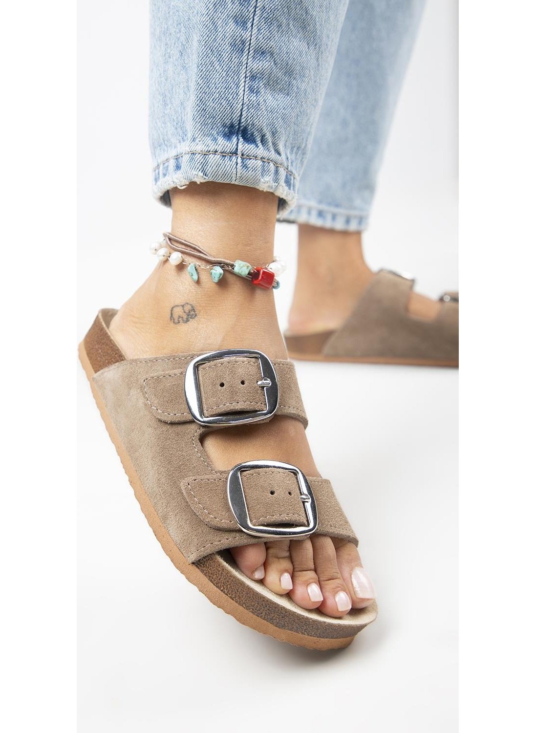 Manijero Irene Women's Mink - Silver Buckle Double Buckle  - Image 5