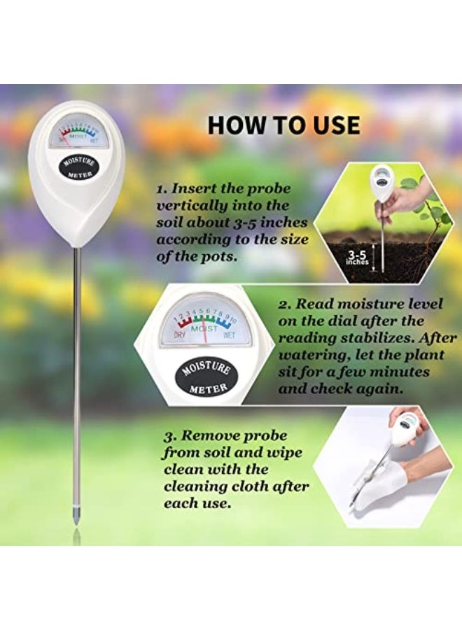Generic MAKINGTEC Moisture Meter, Soil Moisture Meter, Soil Plant Water Meter for House Plants, Plant Moisture Meter, with Cleaning Cloth, Plant Water Meter, for Gardening, Farming, Indoor and Outdoor Plants  - Image 5
