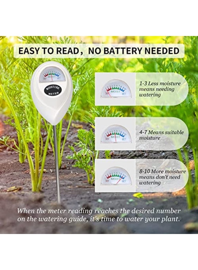 Generic MAKINGTEC Moisture Meter, Soil Moisture Meter, Soil Plant Water Meter for House Plants, Plant Moisture Meter, with Cleaning Cloth, Plant Water Meter, for Gardening, Farming, Indoor and Outdoor Plants  - Image 4
