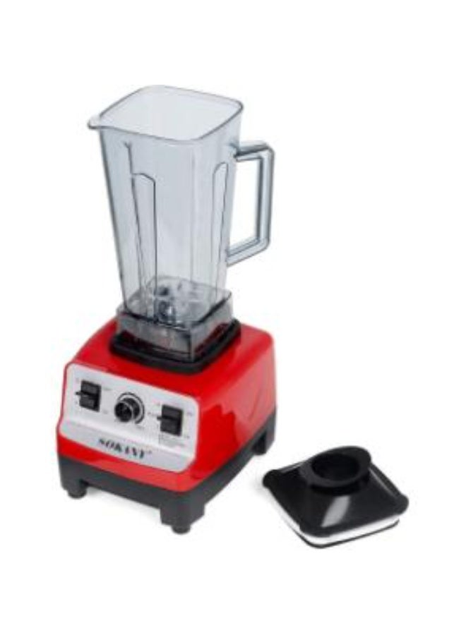 Sokany Multi-Purpose Blender, 2 Liter, 4500 Watt, Red - SK-444 - Image 2