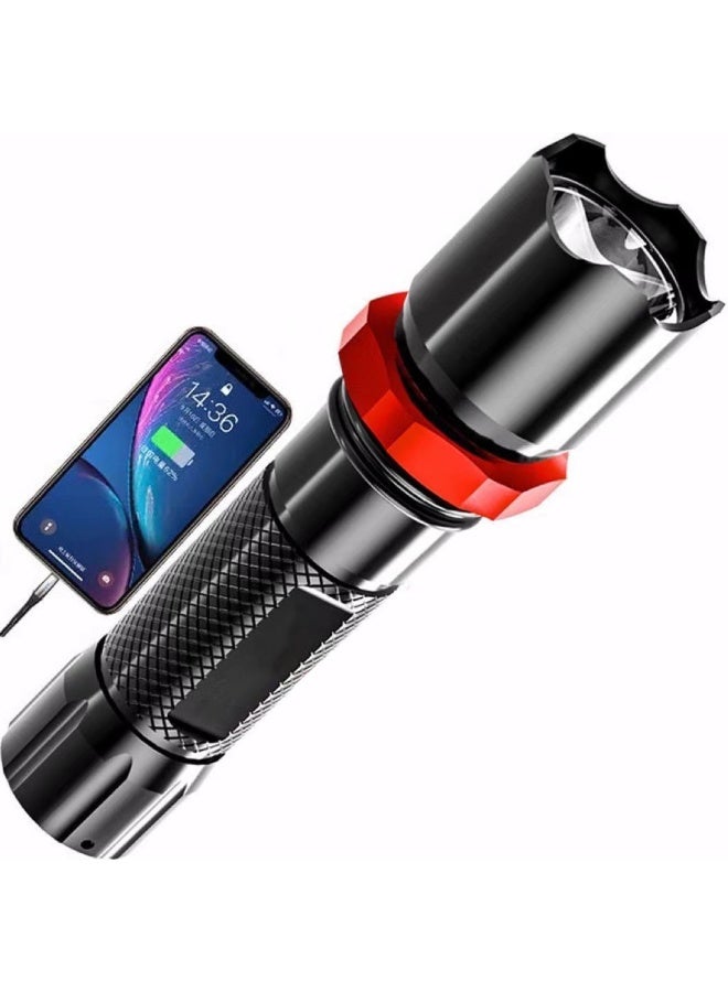 NIBEMINENT Portable Power Bank with Powerful Flashlight - Ultra Bright Mini Lighting Tool