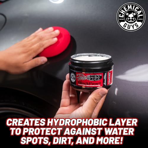 Chemical Guys طقم صيانة الطلاء الأسود والداكن من Chemical Guys - تعزيز اللمعان، تعميق اللمعان، حماية التشطيبات الداكنة، استعادة العمق، تقليل الدوامات، طقم العناية بالسيارات للسيارات السوداء HOL_201 - Image 5