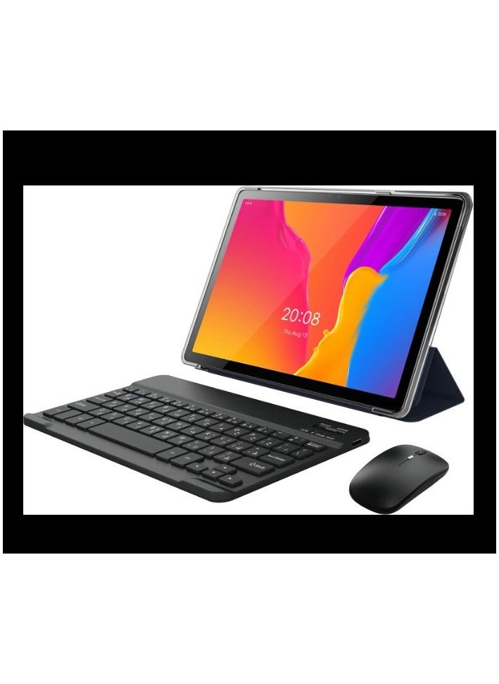 AirTab - U15 Pro 5G WiFi Android Tablet with 10.1 Inch Display 16GB RAM 1TB ROM 10000mAh Battery with Wireless Arabic Keyboard Gold - Image 1